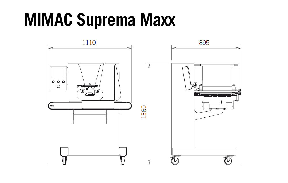multimaskin konditori kakmaskin mimac suprema sveba dahlen