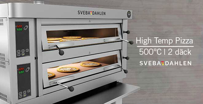 Baka napolitansk pizza utan vedeldad pizzaugn, använd elektrisk pizzaugn High temp 500 grader från Sveba Dahlen