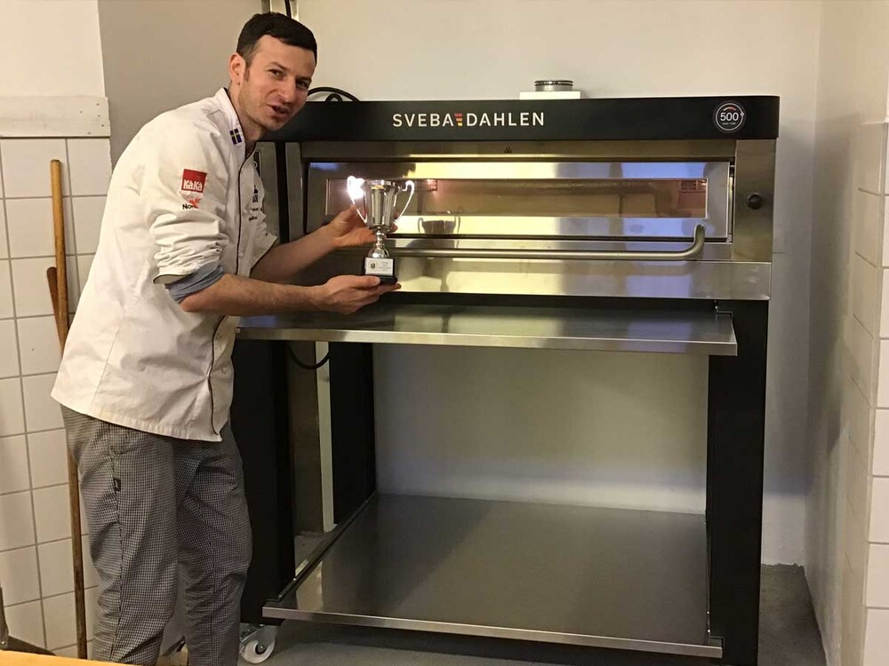 Paul Ficard Sandby Stenugnsbageri vinnare av Pizza Champion Cup bästa gourmetpizza 2019 Sveba Dahlen