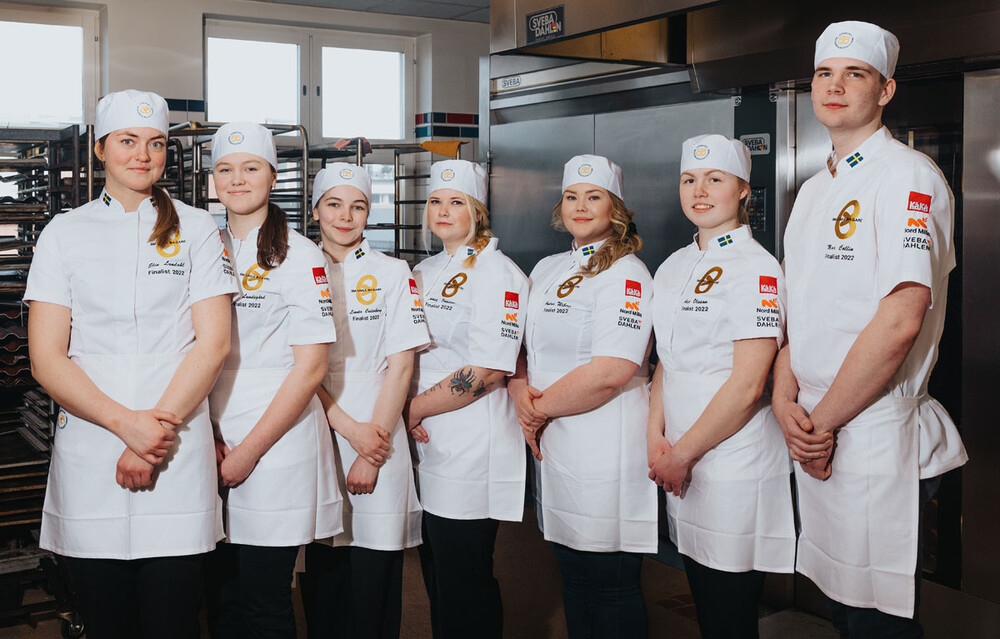 SM Unga Bagare 2022 finalister tävlande Sveriges bagare & konditorer Sveba Dahlen Sponsor
