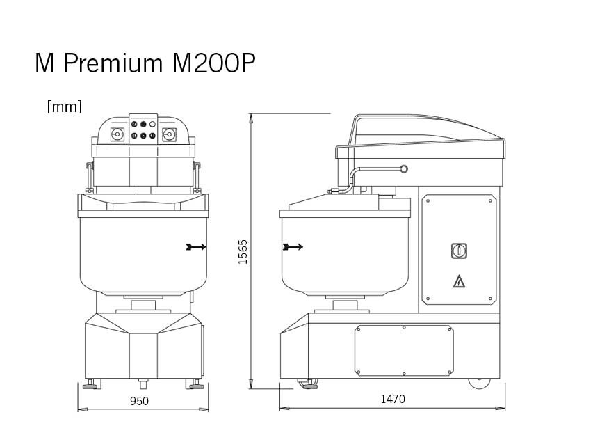 stor degblandare bageri industribageri escher m200p produktmått köp hos sveba dahlen