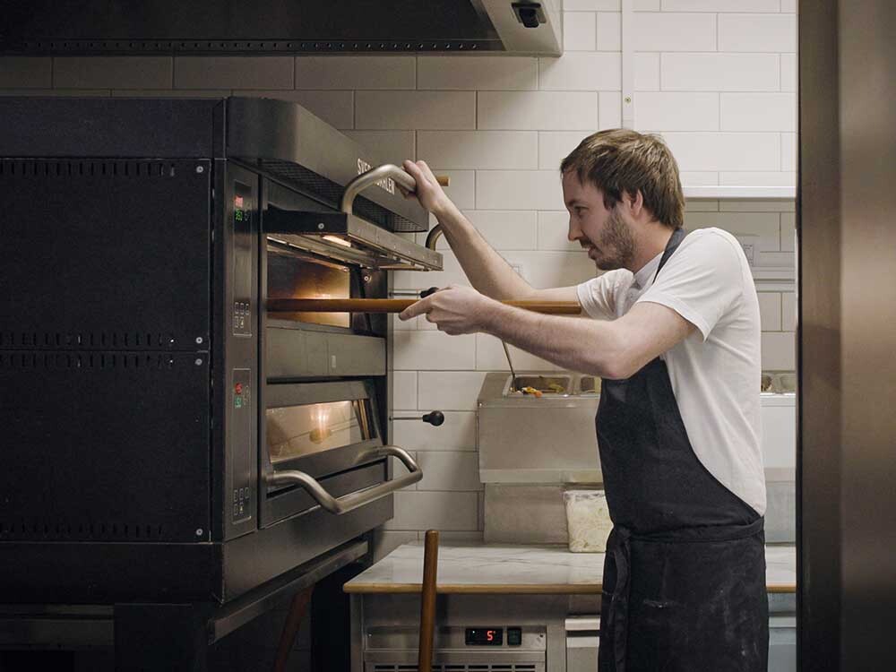 Trivsam arbetsmiljö anpassade tysta svala ugnar pizza bageri foodservice sveba dahlen