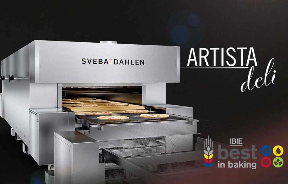 Tunnelugn med stenhärdband flexibel bakning pizza bröd energieffektiv Artista Deli Sveba Dahlen