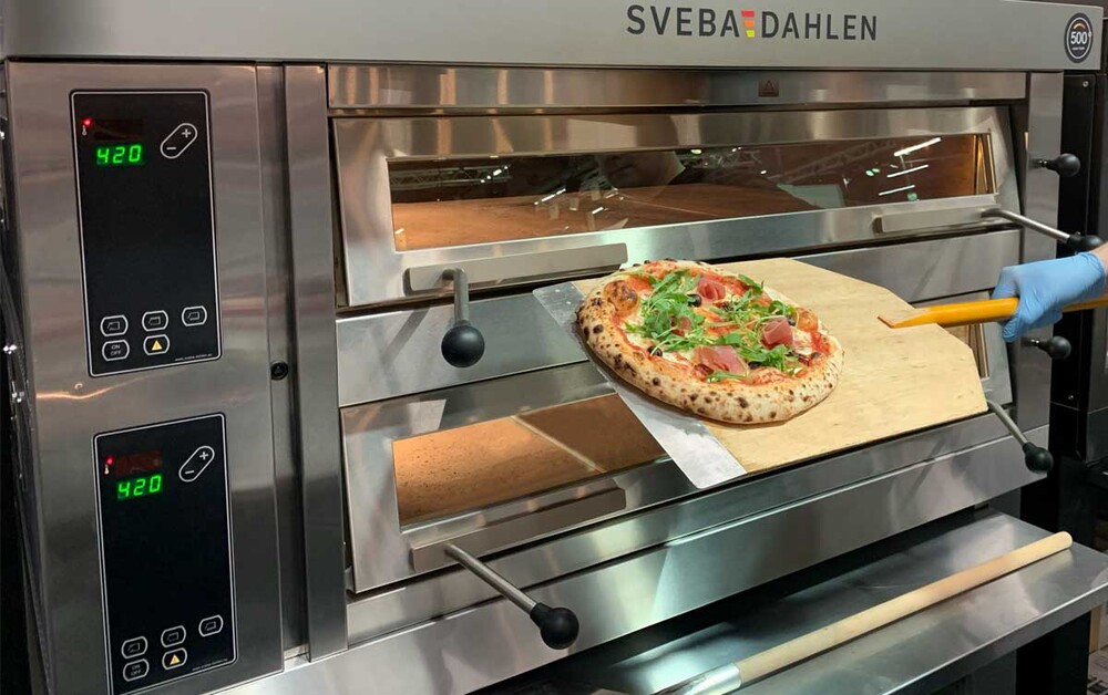 High Temp Pizzaugn 500 grader celsius napolitansk pizza för gourmetrestaurang sveba dahlen