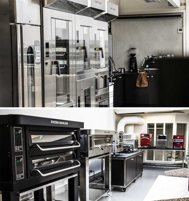 Sveba Dahlen Bakery Innovation Center Fristad Utställning Showroom Provbageri