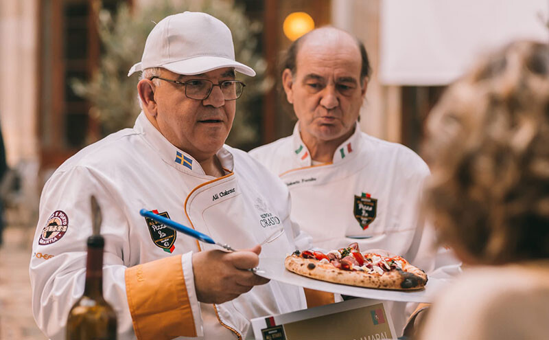 Pizzakock pizzabagare Ali Chahrour pizzaprofil medaljer från pizzatävlingar Sveba Dahlen