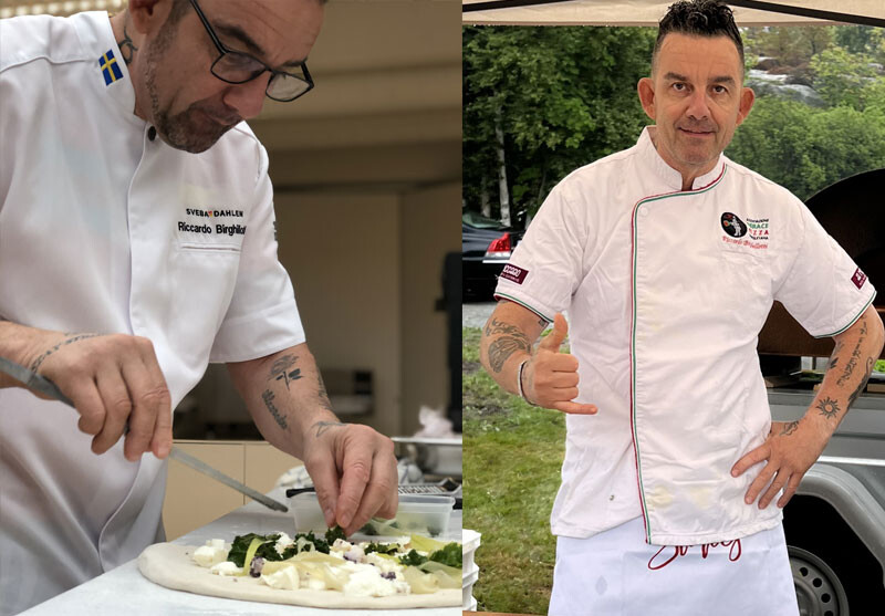 Riccardo Birghillotti Pizzaiolo verace sverige sveba dahlen