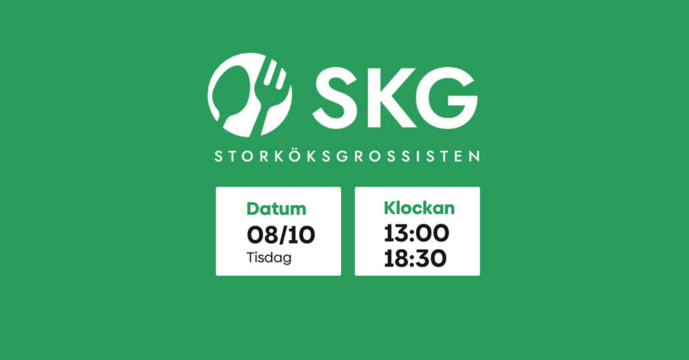 SKG event mat dryckmässa Stockholm 2024 Pizzaugnar Sveba Dahlen