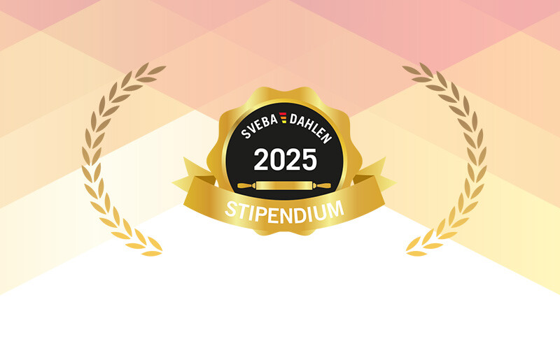 Sveba Dahlen Stipendium 2025 nyhet bagare konditorer yrkeshögskolor sverige