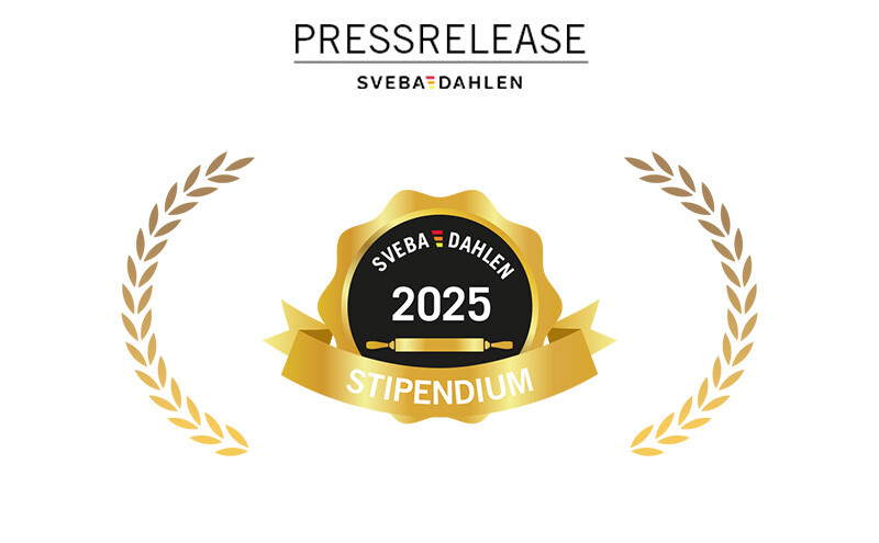 Sveba Dahlen Stipendium 2025 nyhet bageri bagare