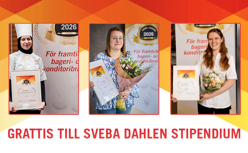 Grattis Sveba Dahlen Stipendium Stipendiater 2026 Maja Johansson, Erica Hudatzky, Tilde Nyström