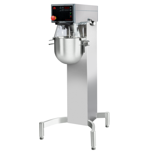 Vispmaskin och degblandare i 10 liters golvmodell från danska Varimixer. En kvalitetsmaskin som vispar och blandar det mesta. Tillverkad i rostfritt stål. Redskap som krok, visp, blandningsspade och kittel om 10 liter medföljer som standardutrustning liksom det avtagbara, magnetiska säkerhetsskyddet. Köp Kodiak hos Sveba Dahlen.