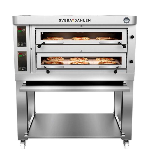 Baka napolitansk pizza elektrisk pizzaugn High Temp 500 grader Sveba Dahlen