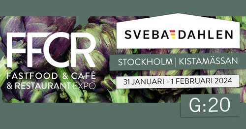 Fastfood Cafe Restaurant Expo Stockholm Monter G:20 2024 Sveba Dahlen