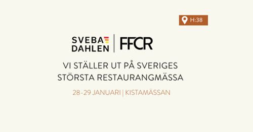 FFCR Fastfood Cafe Restaurant Expo Stockholm 2025 Sveba Dahlen